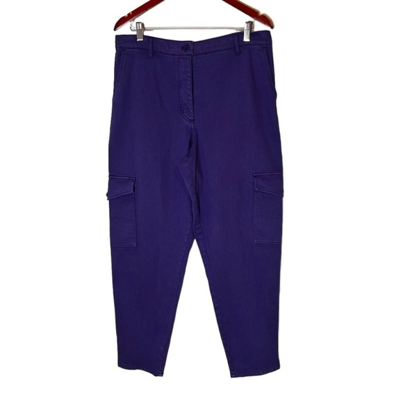 Aritzia Wilfred Free Modern Cargo Pants- Purple - Picture 2 of 12